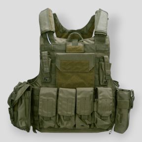 Kamizelka taktyczna Raptor - Oliwkowy - 101 Inc