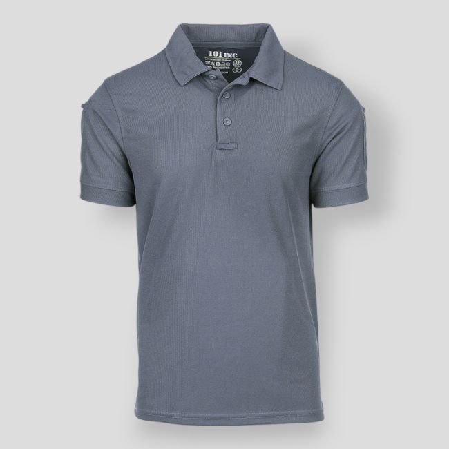 Polo tattico traspirante - Wolf Grey - 101 Inc
