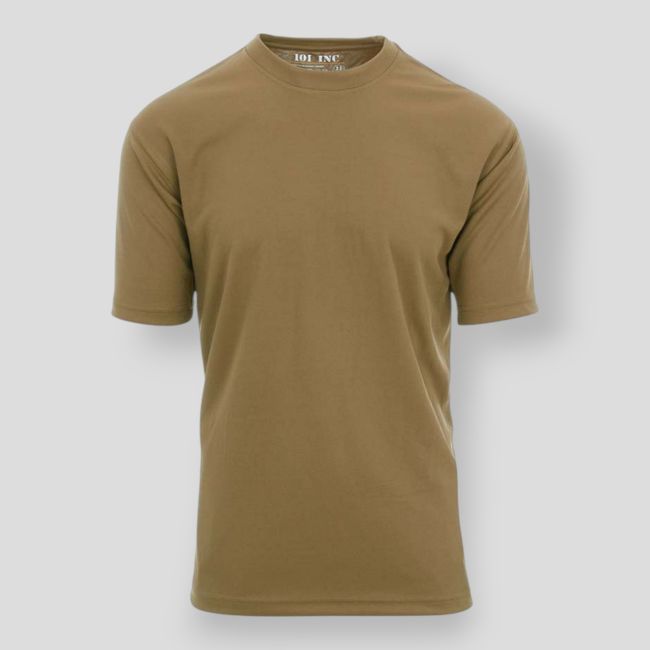 Camiseta táctica transpirable - Coyote - 101 Inc