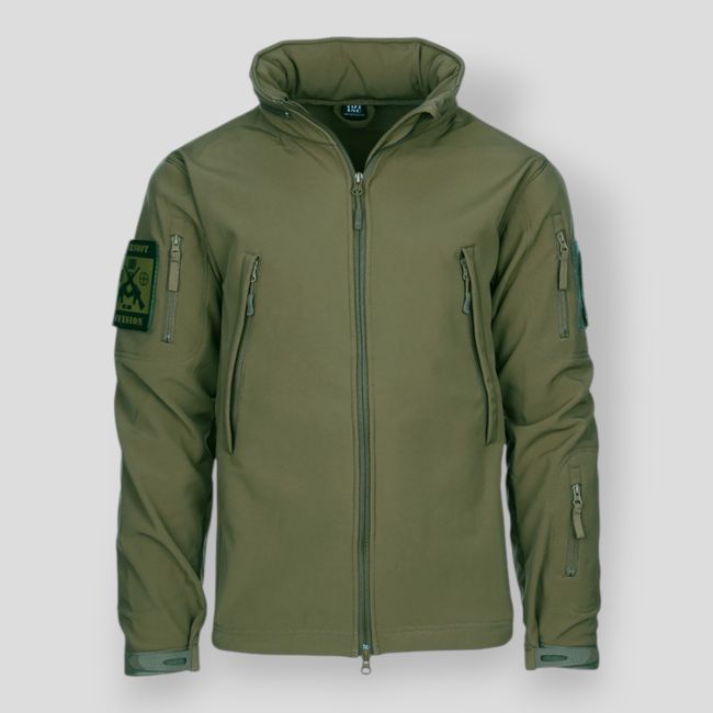 Softshell gevechtsjack - Olijfgroen - 101 Inc