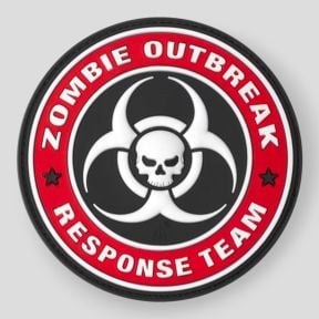 Naszywka PVC Zombie Outbreak - Blackmedic - JTG