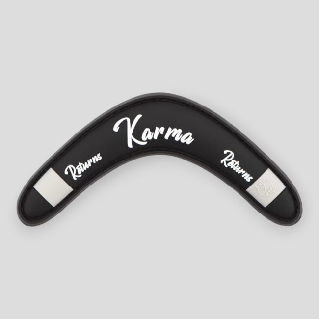 Patch PVC Karma Returns - Preto - JTG