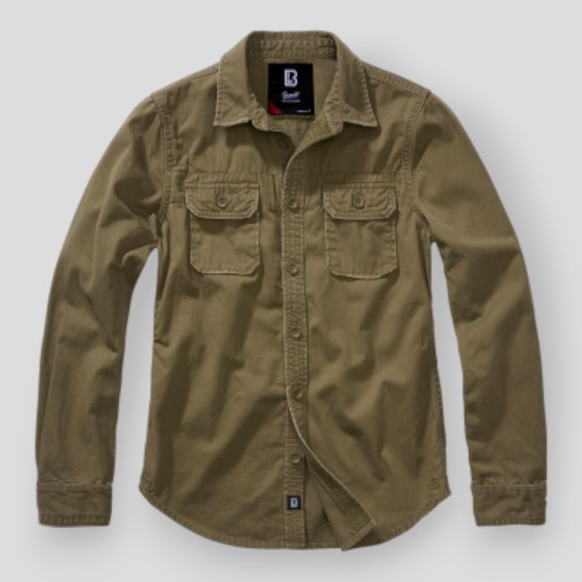 Chemise western vintage Pindle River - Chemise cowboy bicolore noire et blanche, taille L - France