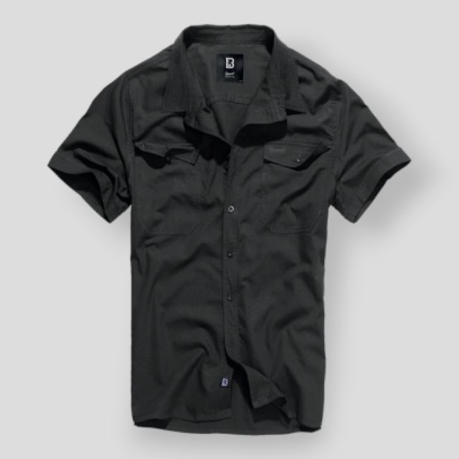 Chemise manches courtes noir - Brandit