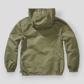 Coupe vent d'été enfant zip olive - Brandit