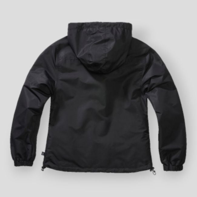 Coupe vent d'été femme zip noir - Brandit