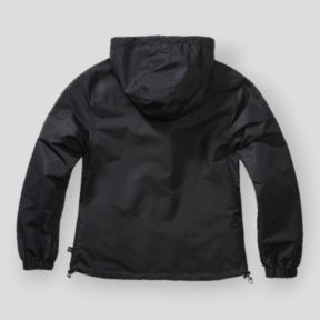 Coupe vent d'été femme zip noir - Brandit