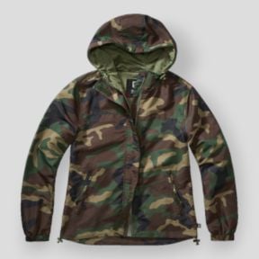Coupe vent d'été femme zip woodland - Brandit
