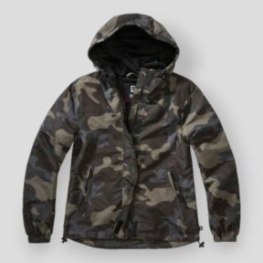 Coupe vent d'été femme zip darkcamo - Brandit