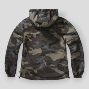 Damska letnia kurtka wiatrówka z zamkiem darkcamo - Brandit