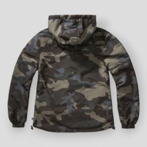 Damska letnia kurtka wiatrówka z zamkiem darkcamo - Brandit
