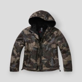 Damen Windjacke mit Reißverschluss darkcamo - Brandit