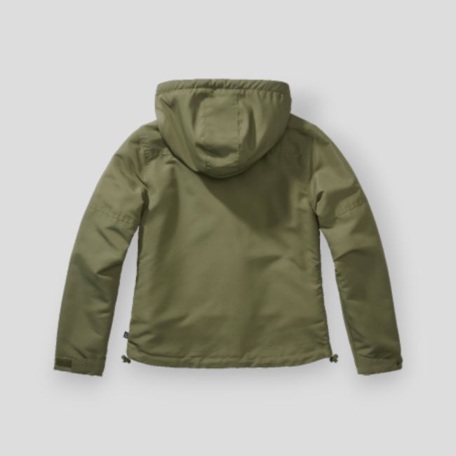 Coupe vent femme zip olive - Brandit