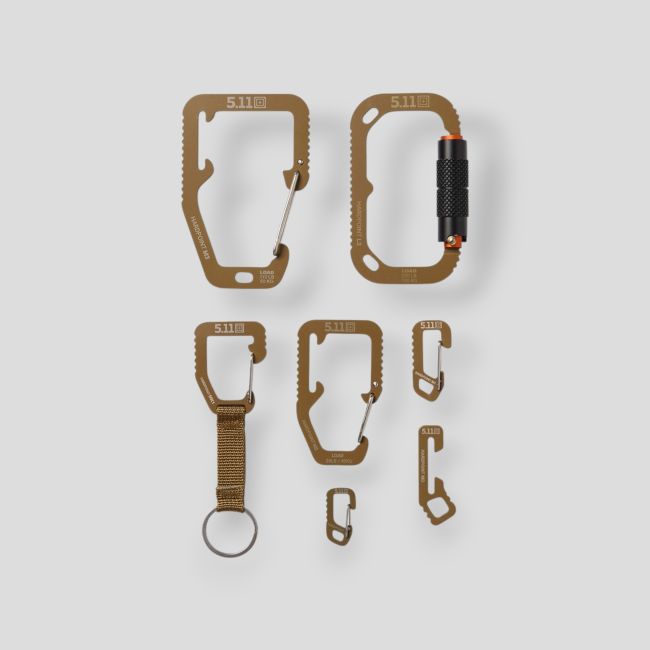Set mit 6 Karabinern Hardpoint - Kangaroo - 5.11 Tactical