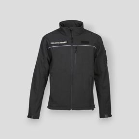 Softshell jas Particuliere Beveiliging - Zwart - CityGuard