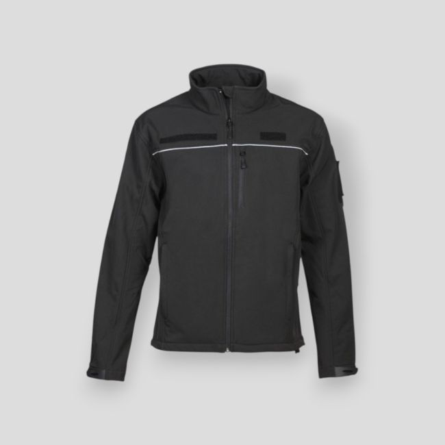 Kurtka softshell Ochrona Prywatna - Czarna - CityGuard