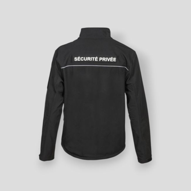 Veste softshell Séurité Privée - Noir - CityGuard