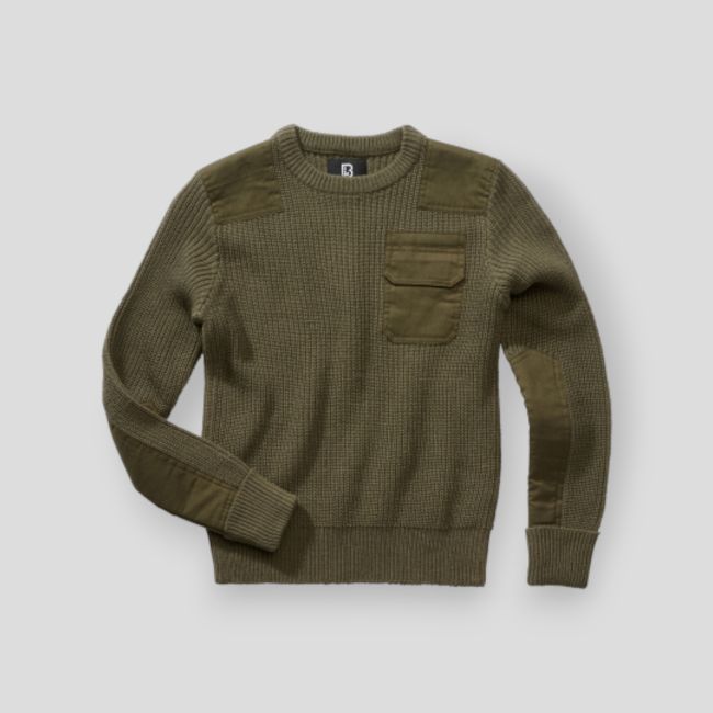 Dziecięcy sweter BW oliwkowy - Brandit