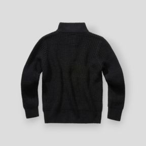 Kinderpullover met rits zwart - Brandit