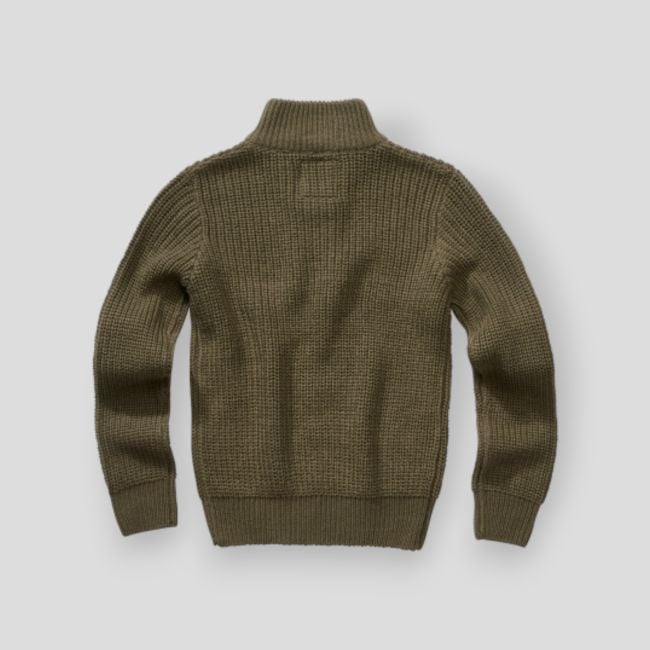 Pull enfant zip olive - Brandit