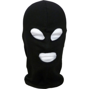 Cagoule 3 trous coton noir - CityGuard