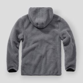 Sweat capuche zip polaire anthracite - Brandit
