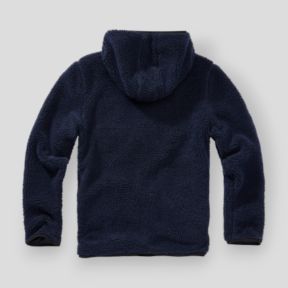 Sweat capuche zip polaire marine - Brandit