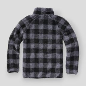 Fleece sweatshirt met rits zwart/grijs - Brandit