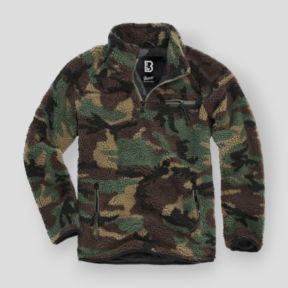 Fleece sweatshirt met rits woodland - Brandit