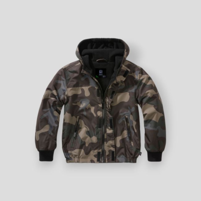 Kinder Windjacke darkcamo - Brandit