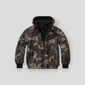 Dziecięca kurtka wiatrówka darkcamo - Brandit