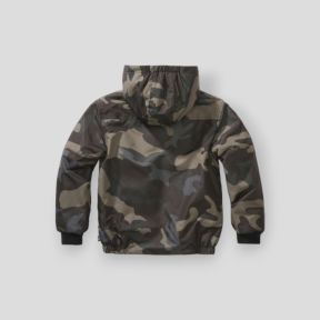 Dziecięca kurtka wiatrówka darkcamo - Brandit