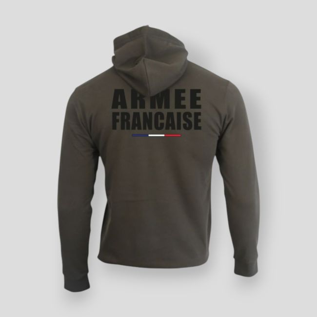 Sweatshirt mit Reißverschluss Französische Armee - Khaki - Summit Outdoor Lifestyle