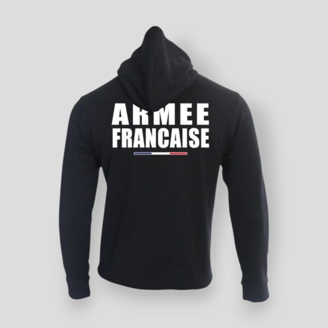 Sudadera con cremallera Ejército Francés - Negro - Summit Outdoor Lifestyle