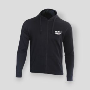 Sweatshirt mit Reißverschluss Armée Française - Schwarz - Summit Outdoor Lifestyle