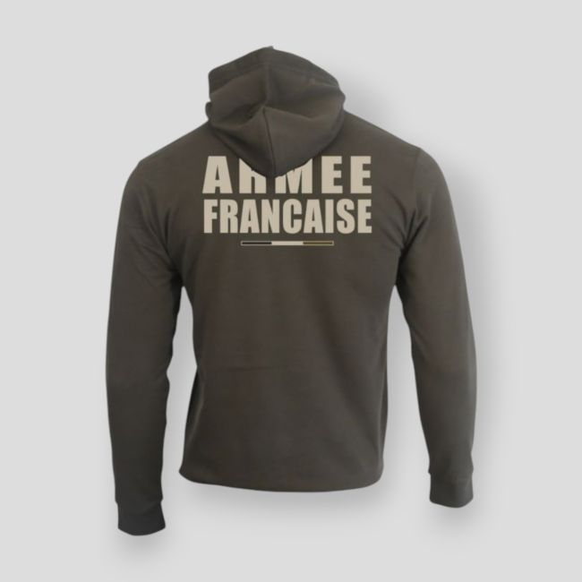 Sweatshirt met rits Franse Leger BR - Khaki - Summit OutdoorLifestyle