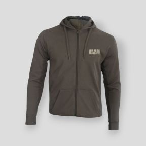Sweatshirt com fecho Armée Française BV - Caqui - Summit Outdoor Lifestyle