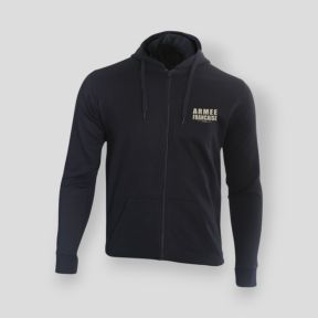 Sweat-shirt zippé Armée Française BR - Noir - Summit OutdoorLifestyle