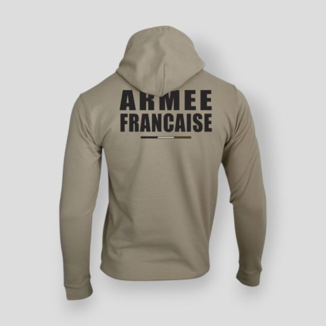 Sudadera con cremallera Armée Française BV - Light Sand - Summit Outdoor Lifestyle