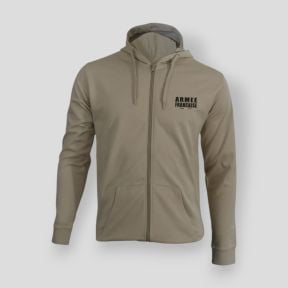 Sweatshirt com fecho Armée Française - Light Sand - Summit Outdoor Lifestyle