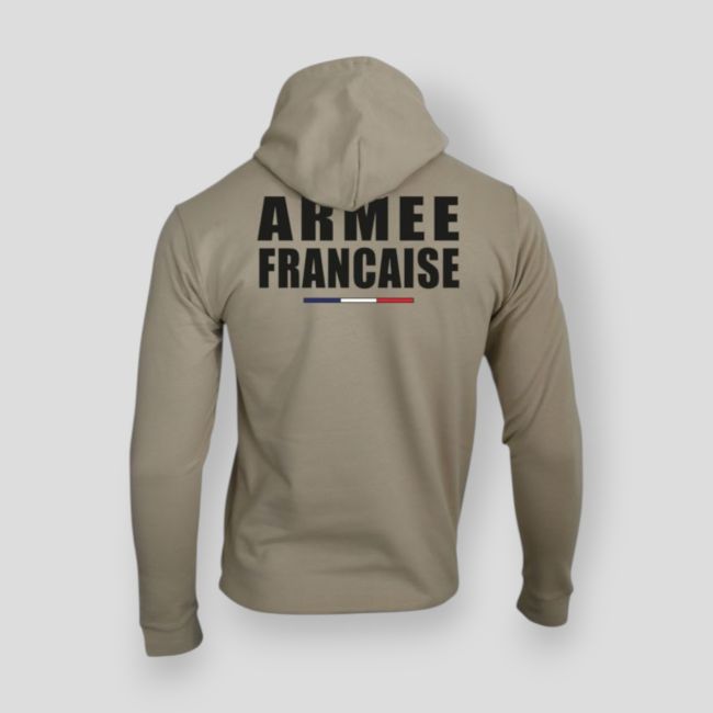 Sweatshirt mit Reißverschluss Französische Armee Light - Coyote - Summit Outdoor Lifestyle