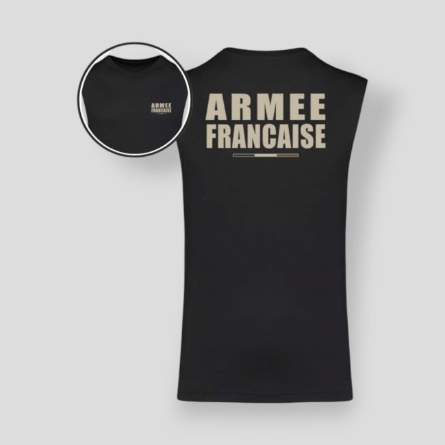 Camisola de alças 145g Exército Francês BV - Preto - Summit Outdoor Lifestyle