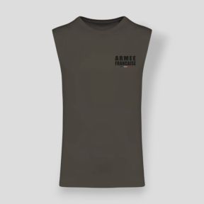 T-shirt sans manche Armée Française Dark - Kaki - Summit Outdoor Lifetsyle