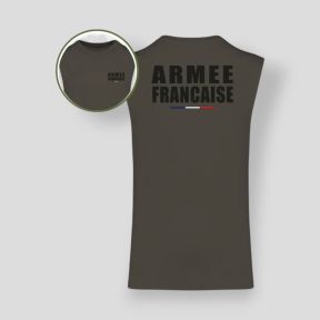 Koszulka bez rękawów Armée Française Dark - Khaki - Summit Outdoor Lifestyle