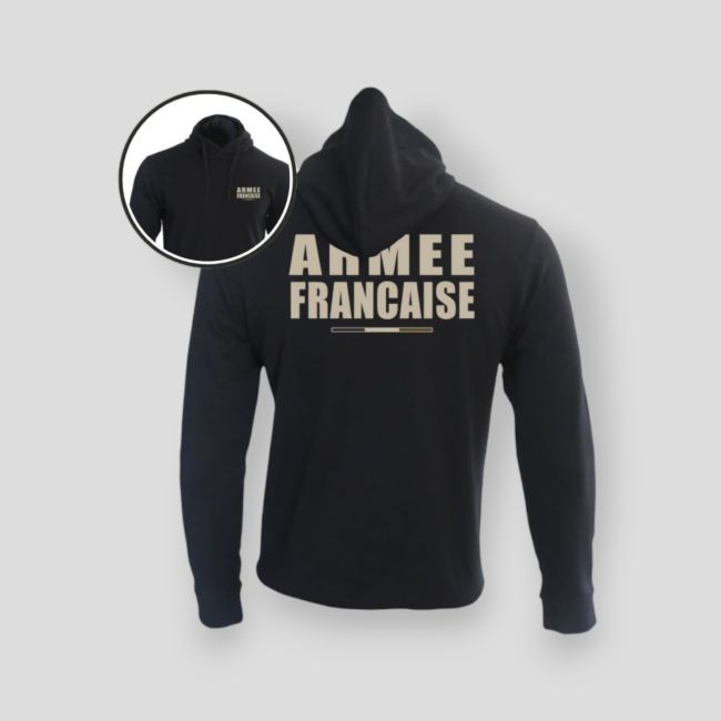 Sudadera 280g Armée Française BV - Negro - Summit Outdoor Lifestyle