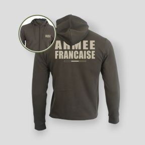 Sweat-shirt zippé Armée Française BR - Kaki - Summit OutdoorLifestyle
