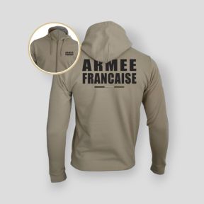 Sweat-shirt zippé Armée Française BR Light - Coyote - Summit OutdoorLifestyle