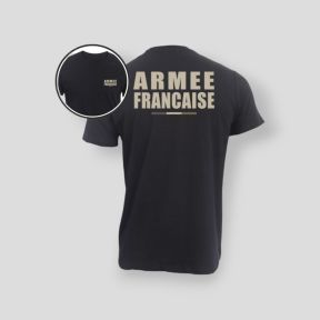T-shirt 190g Exército Francês BV - Preto - Summit Outdoor Lifestyle