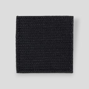 Patch carré Tissu 3D groupe sanguin AB+ avec velcro - Noir