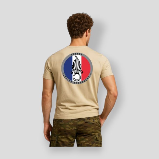 T-shirt 190g Légion Étrangère France - Coyote - Summit Outdoor Lifestyle